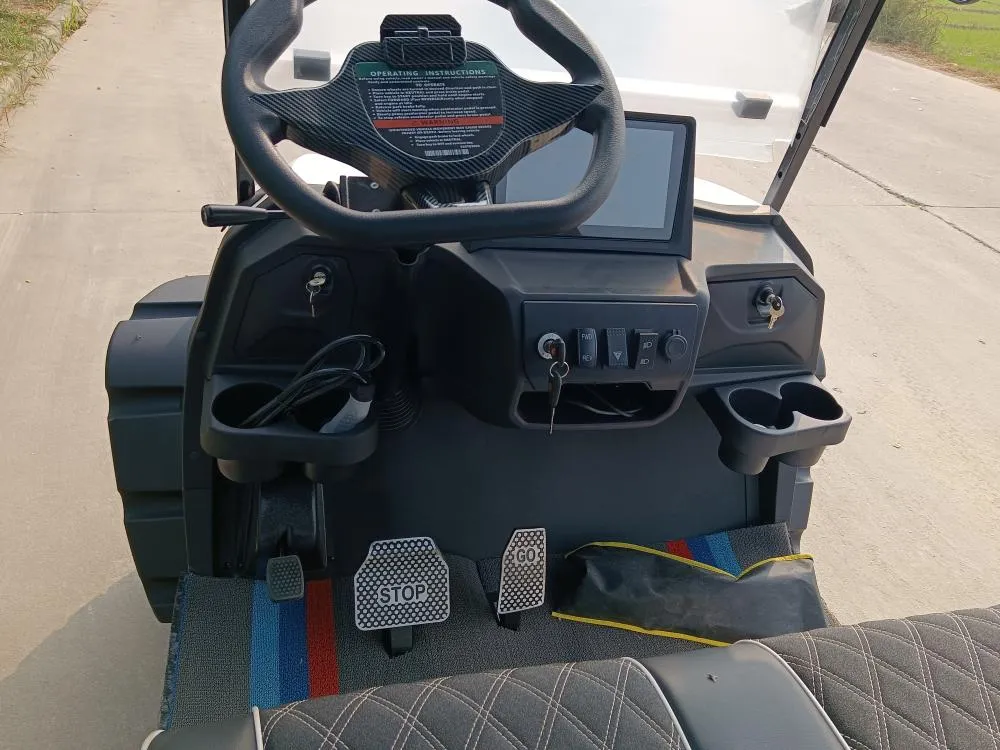 72V Lithium Battery 4 Wheel Golf Carts Solar Panels Powered off Road Electric Golf Cart 4 Seater