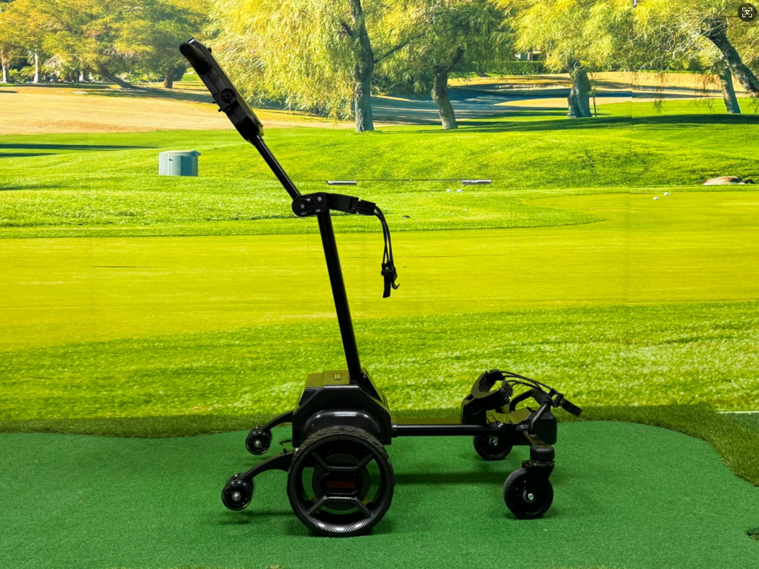 Customized Remarkable G5 Electric Golf Carts Auto-cruise Smart Following Electric Golf Trolleys for Golf Clubs and Courses