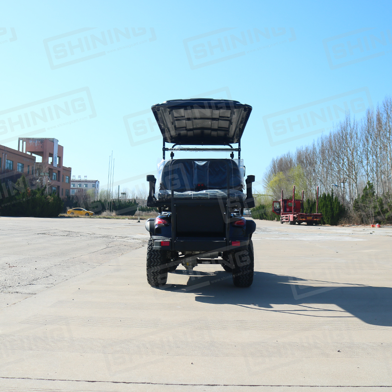 Shininglsv Hunting Car Beach Resort Electric Vehicle Luxury Street Legal Golf Electric Cart 4 Seater