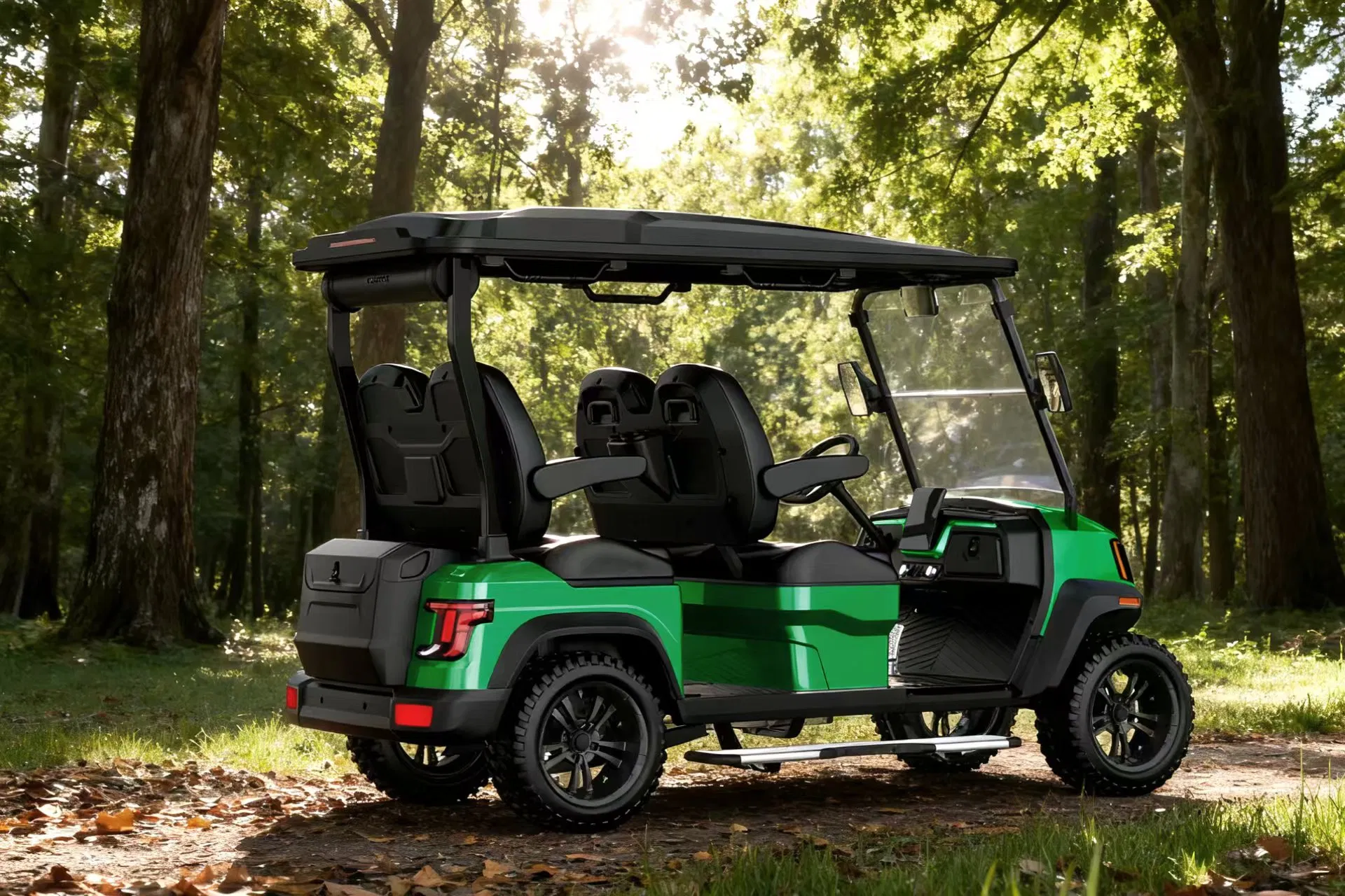 Custom 48V 72V Lithium Battery 5kw Motor 2 / 2+2 / 4 / 4+2 Seater Golf Carts