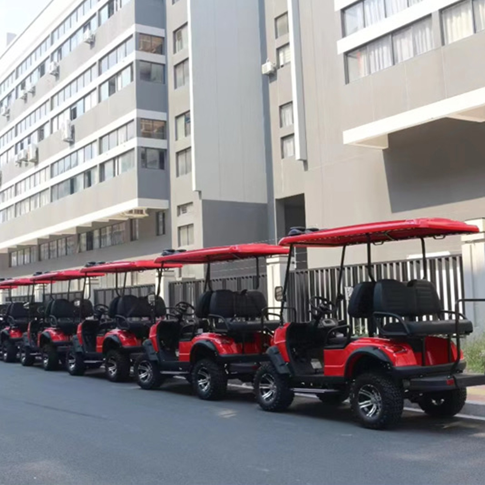 Hot Sale 6-Seater Parison Off-Road Electric Golf Cart 72v Buggy 5kw Ac Motor Club Car Steel CE Certified 2025SDZX12PTPR120