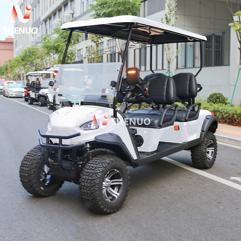 Certified Commercial Enclosure System Gas Powered Golf Cart Enclosed for Winter Resort Transport Fleets