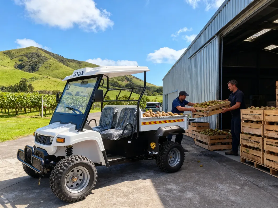 Electric Utility Vehicle High Efficiency Sprayer for American Orchards