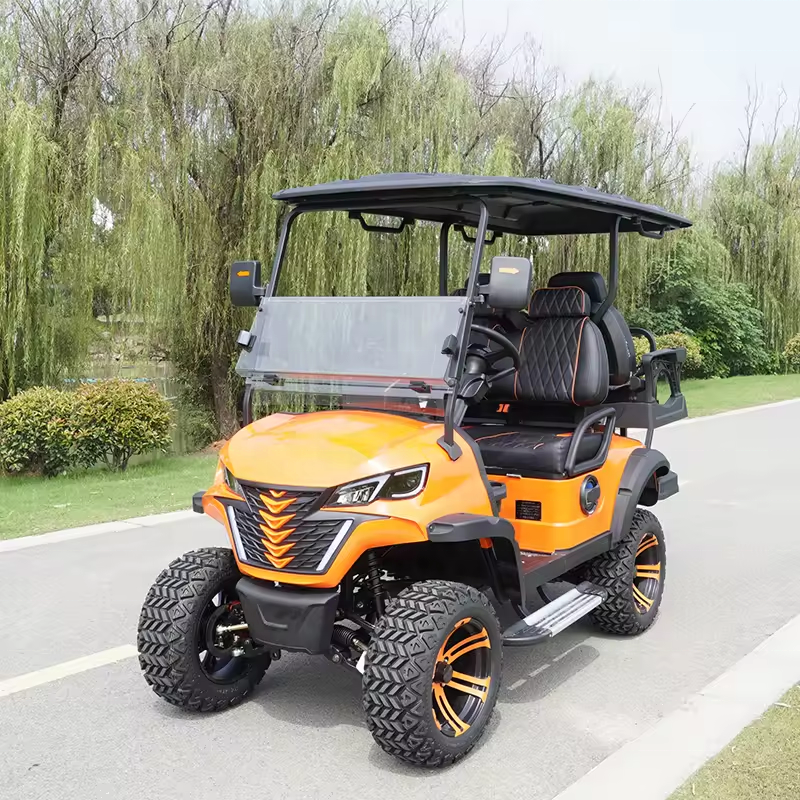 Kepler 4 Seater 48 Volt Lithium Battery Electric Street Legal Custom Side Boxes CE Certificated Golf Cart 30-50Km/h