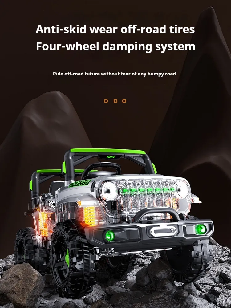 Remote-Controlled Children's off-Road Electric Vehicle for Outdoor Exploration