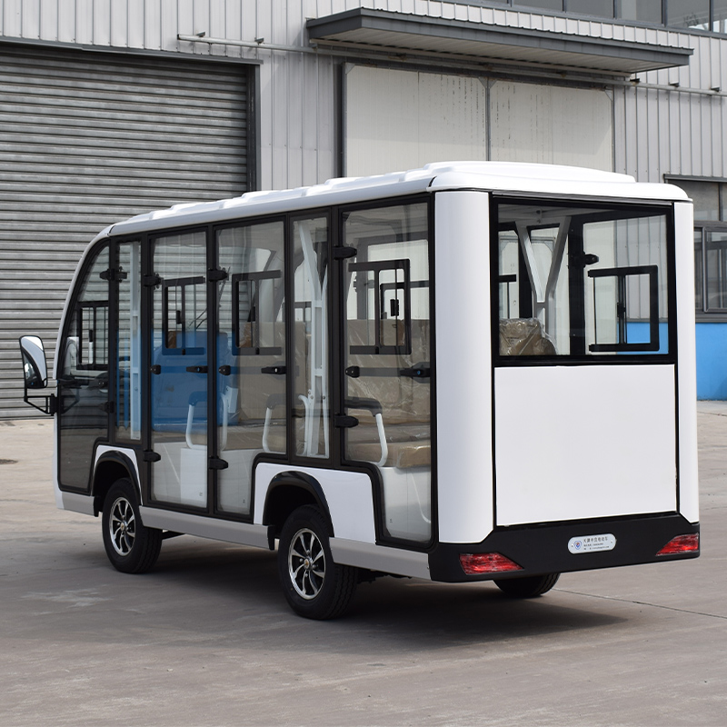 New Energy Sightseeing Car With 11 Seats for Scenic Area Tours Resort Shuttles Special Transportation Custom Golf Carts