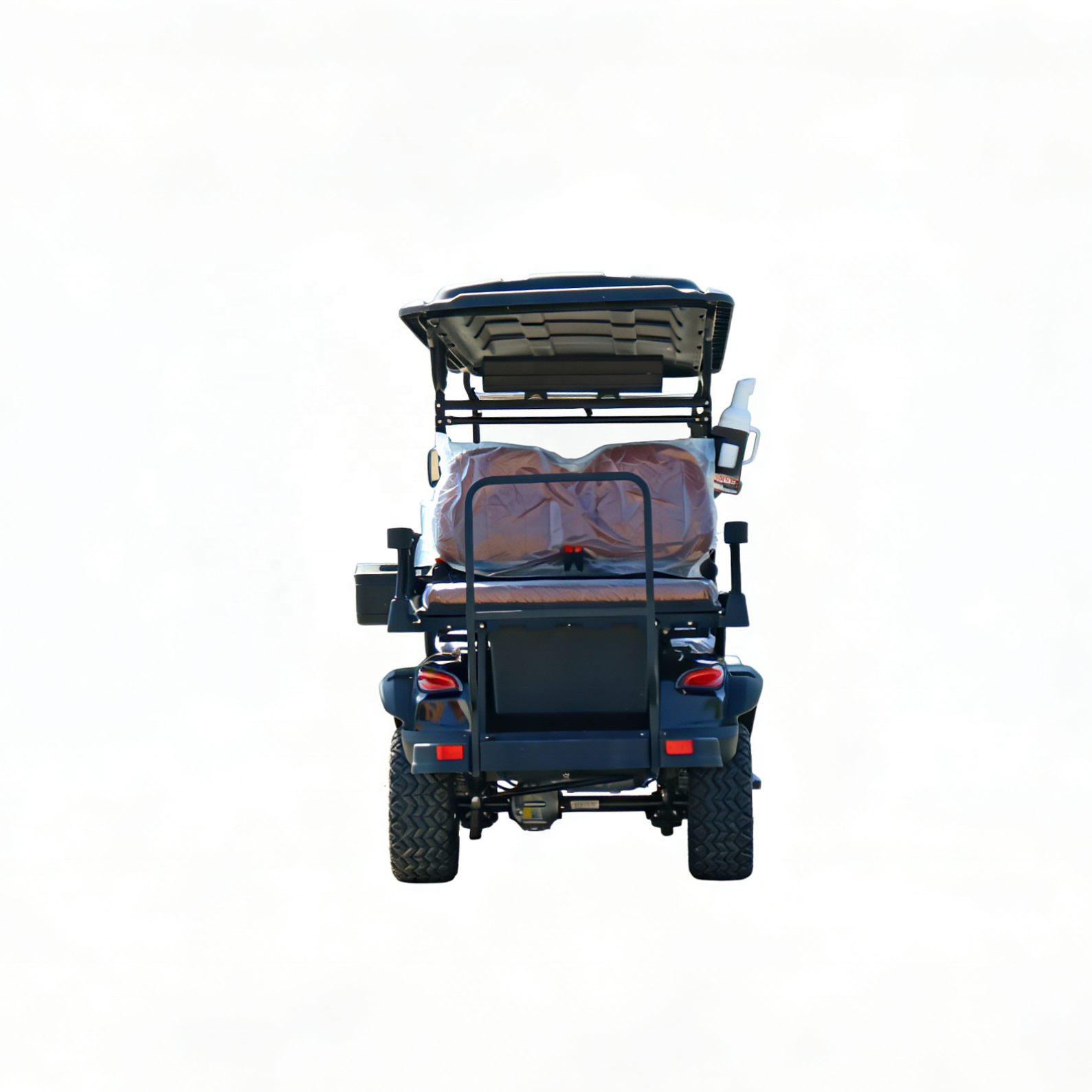 Factory Direct 6 Seater Black Golf Cart Heavy-Duty Build Long Lasting Battery CE Approved Golf Cart