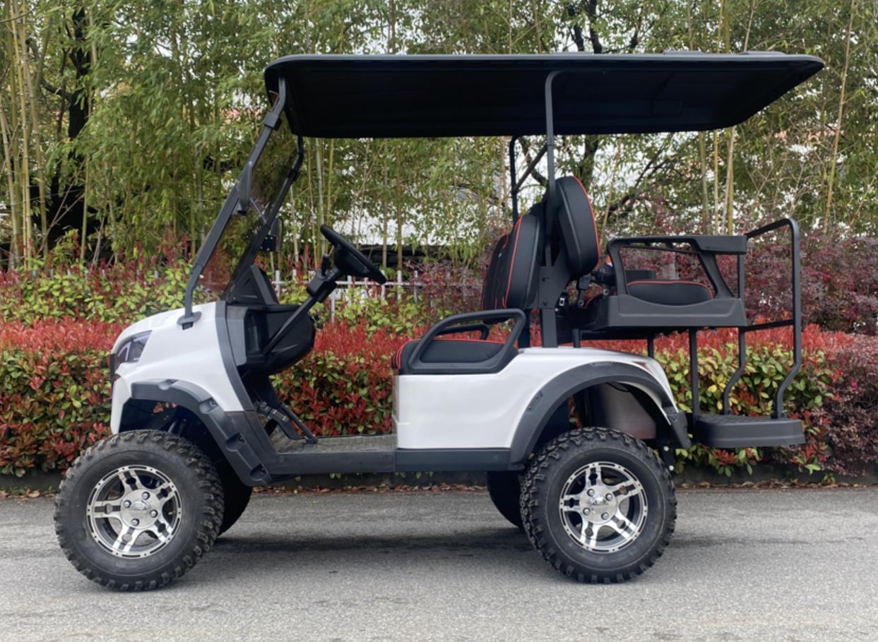 4 Seater Street-legal Off-road Golf Buggy Electric Golf Car for Sale 10'' Display Lifepo4 Battery