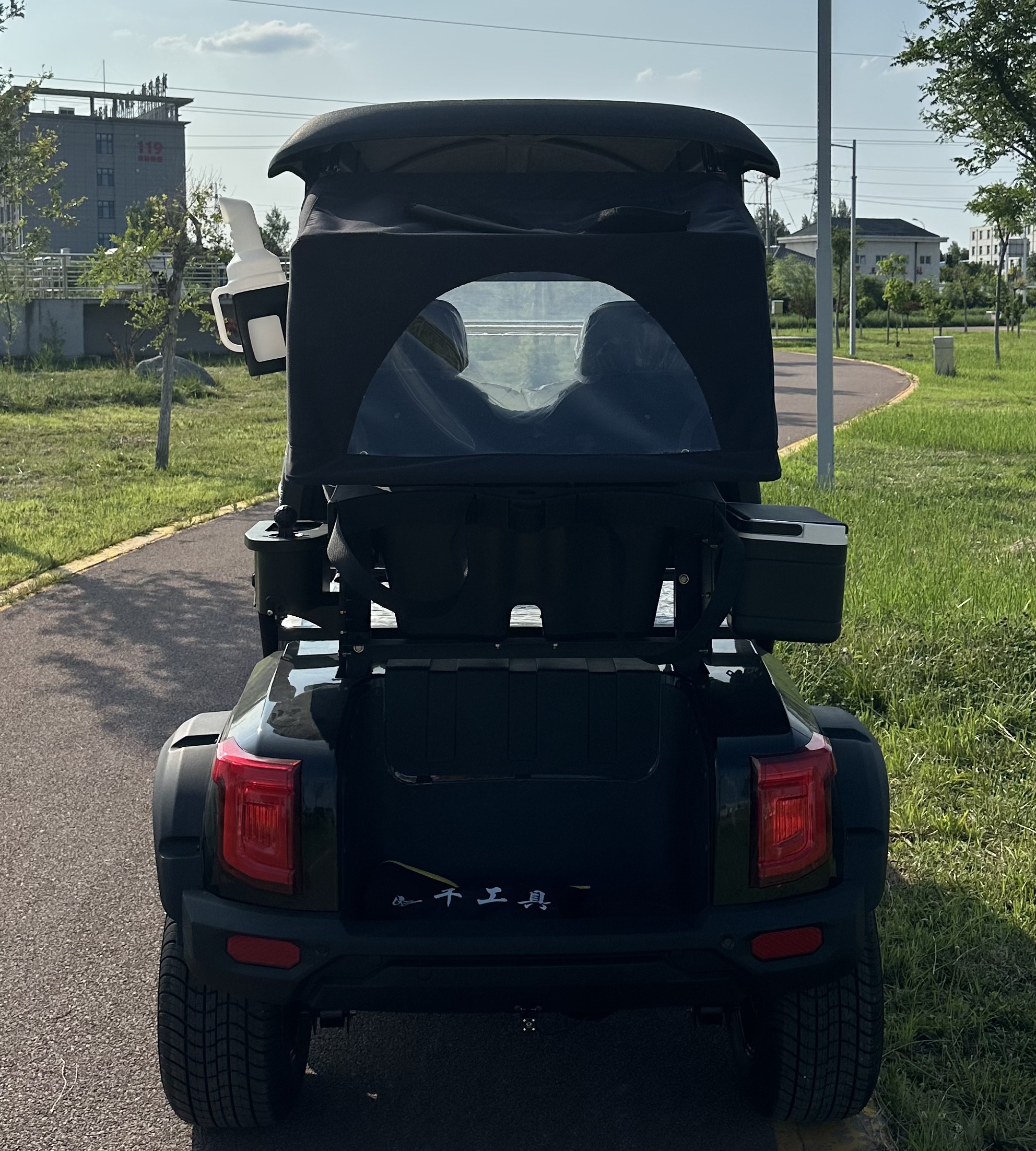 New Design 2 Seat Electric Golf Carts Electric with Lithium Battery China for Campus Use