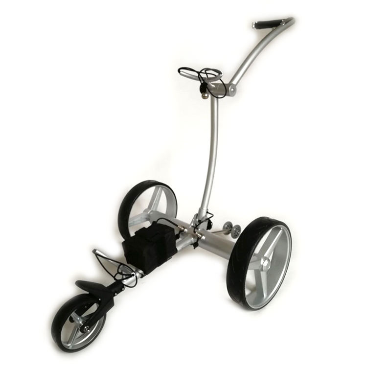 Remote Control Electric Golf Cart 3-Wheel Aluminum Foldable Golf Trolley For Golfers