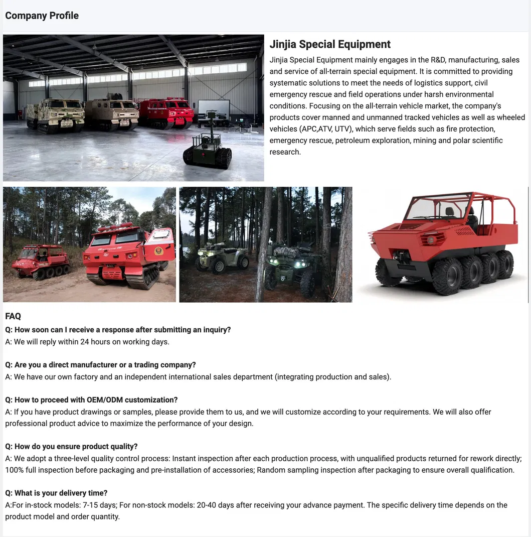 4X4 Utility Patrol Vehicle for Industrial Parks