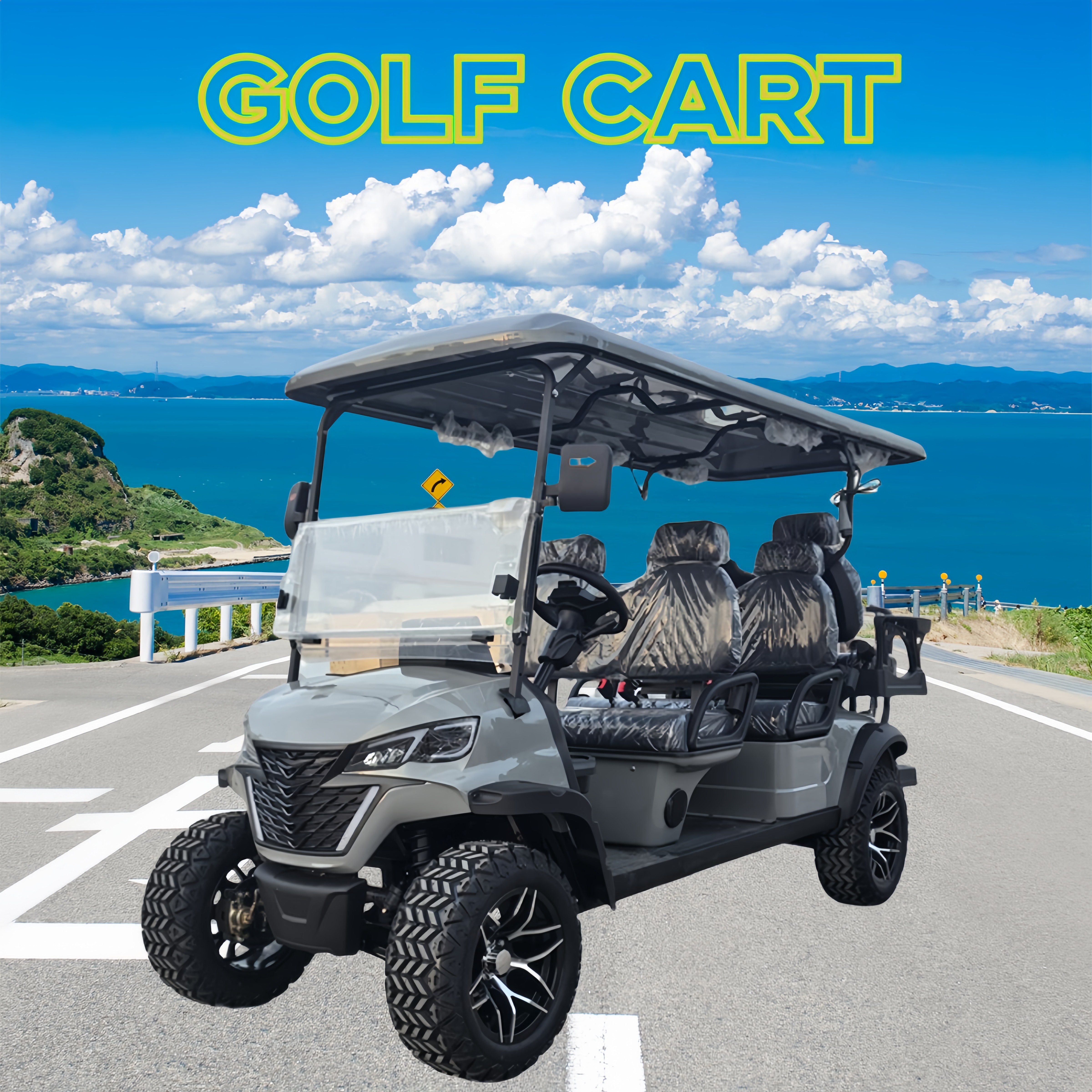 Electric Golf Cart Banner