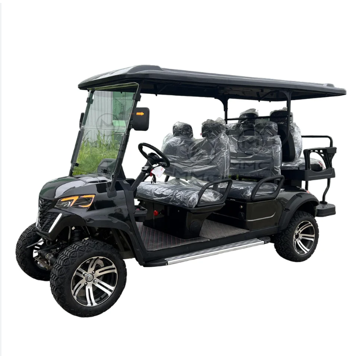 2024 New Electric 4 Passenger Golf Cart with Lithium Battery and 5kW Motor Reliable Seats