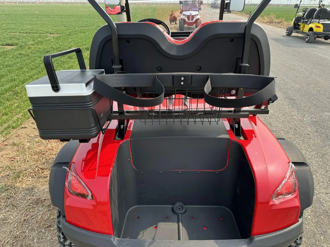 Long Range Battery Powered 48 Volt Adults Golf Kart Electric Solar Panels 4 Seat Buggy Golf Caddy Cart Electric