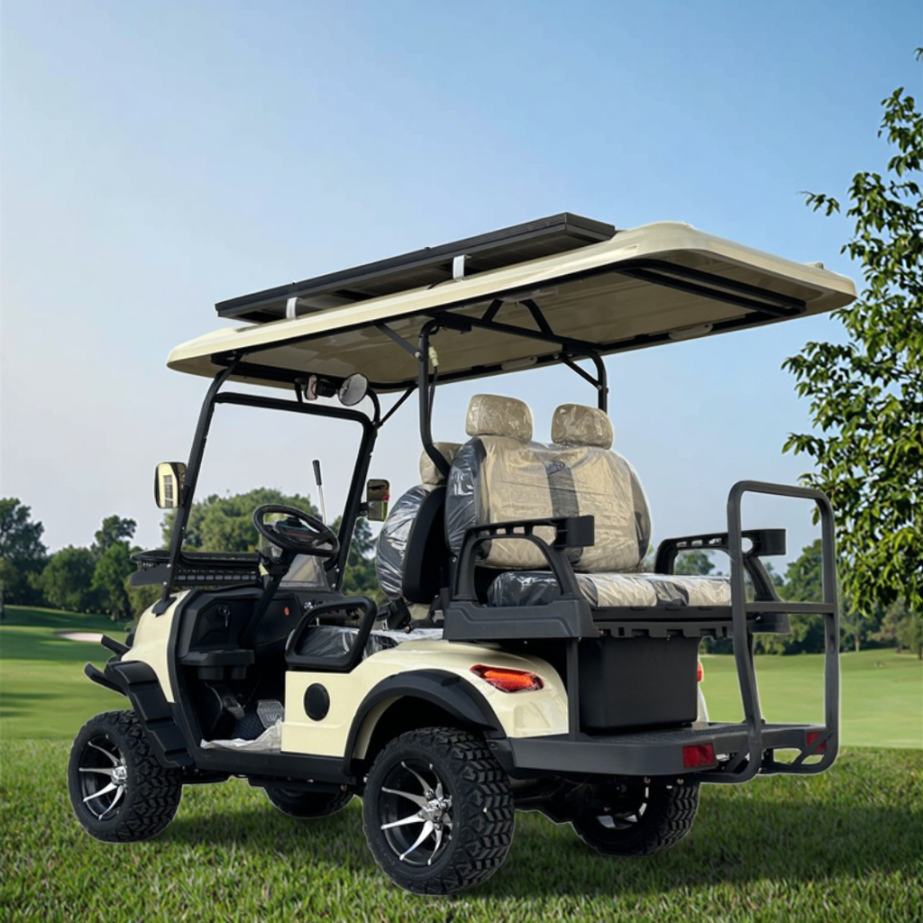 The New Type of Electric Golf Cart Is a 4-seater Off-road Sightseeing Vehicle with a 60v 72V Battery Voltage