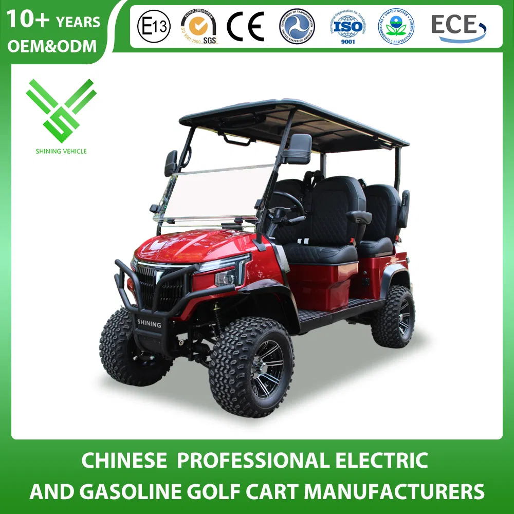 8+2 Seater 8 Passenger Hunting off Road Club Car Street Legal Utility Mini Tourist Solar Panel Trolley Lead Acid Gas Powered Gasoline Petrol Electric Golf Cart