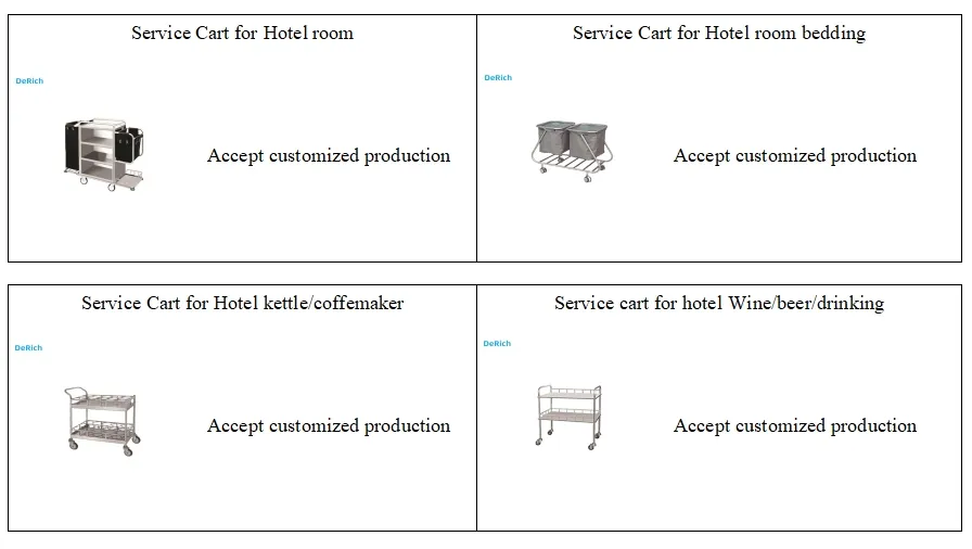 Stainless-Steel Serving-Trolley Specification