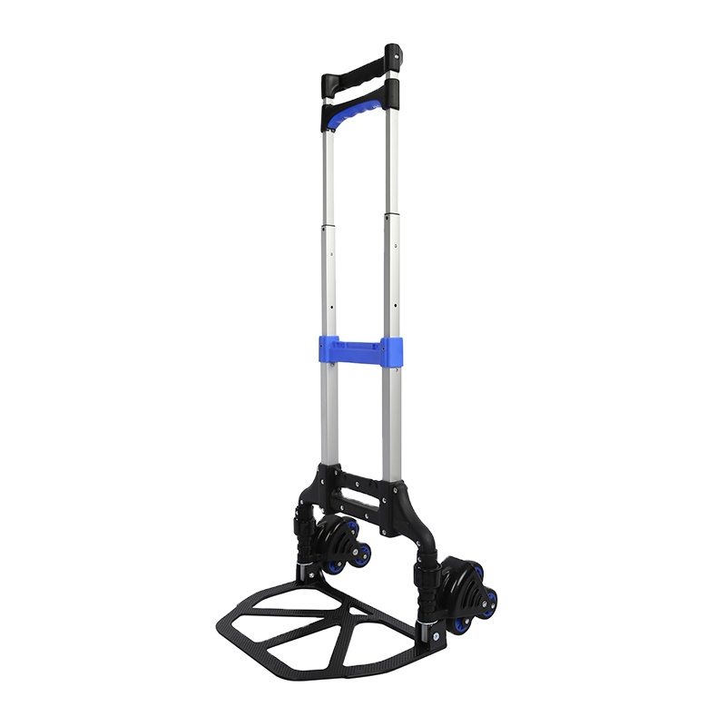 Shunhe FW-90S6 Stair Climbing Portable Folding Hand Trolley Cart Aluminum Luggage Moving Hand Truck Six Wheels OEM 68kg