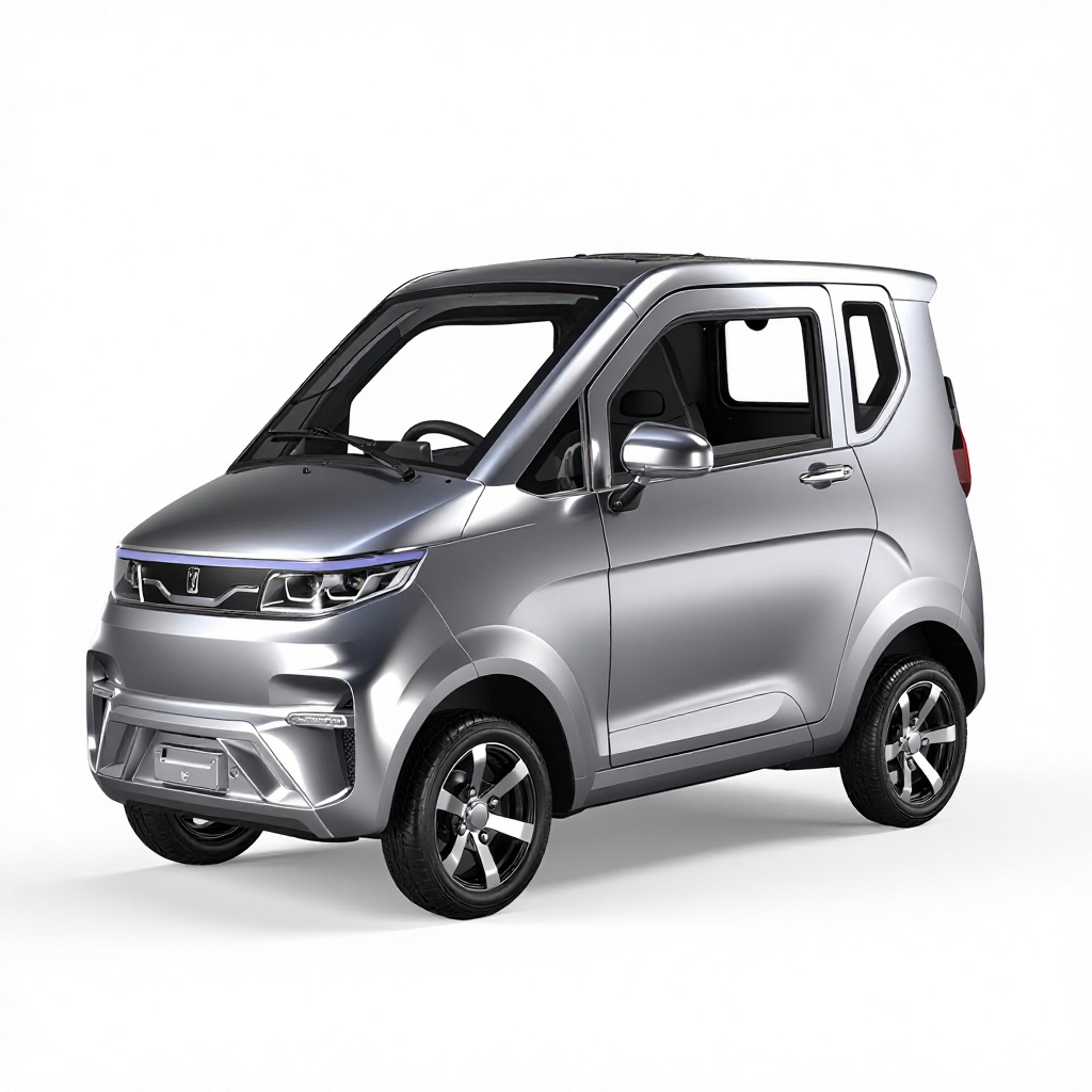 4 Wheel Enclosed Mobility Scooter Low Speed Electric Mini Car No Driver Licnese Need For Old People To Ride
