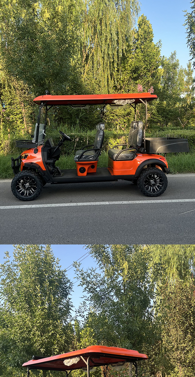 Private Customized Multifunctional Modification 4-seater Electric Off-road Golf Cart Farm Tool Cart 48V60V/72V Battery