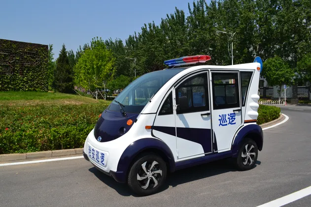 Residential Electric Patrol Vehicle Quiet 80 Km Range for Neighborhood Watch