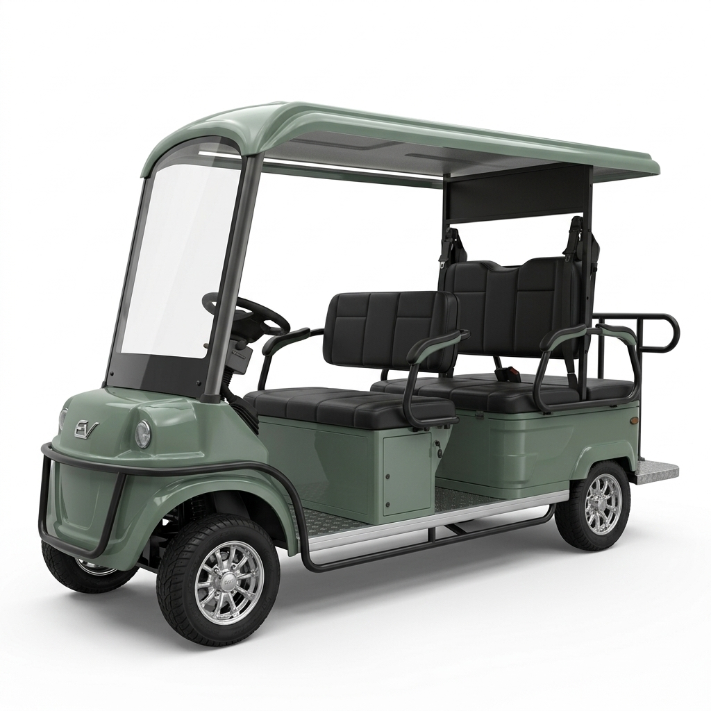 Electric Golf Carts 6 Seater Golf Buggy Electric Scooter Car for Outdoor Sightseeing Golf Course Transport