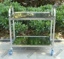 2/3tier Hotel Stainless Steel Service Carts/stainless Steel Service Transport Trolley