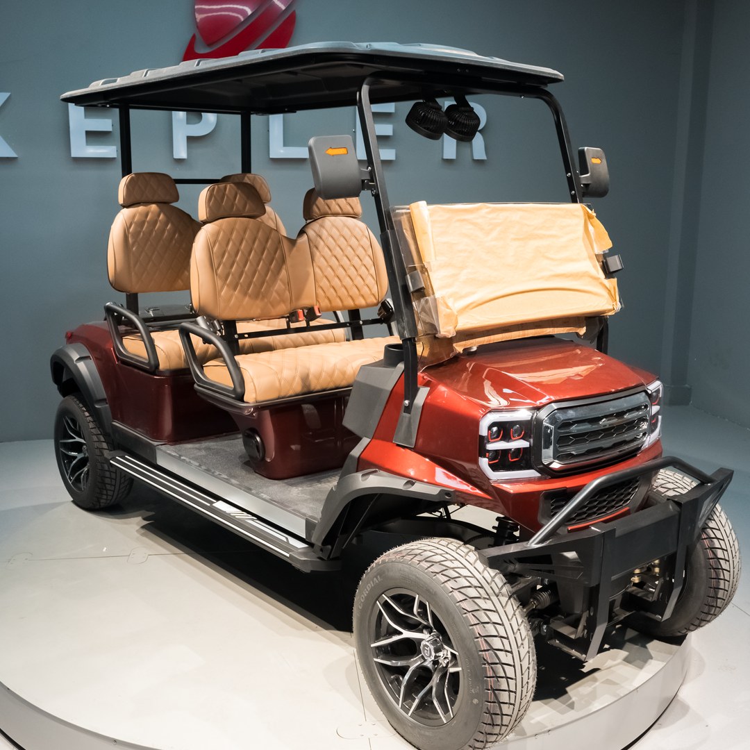 Kepler Long Battery Life 4-seater Full Intelligent Electric Control Golf Course Transport Cart