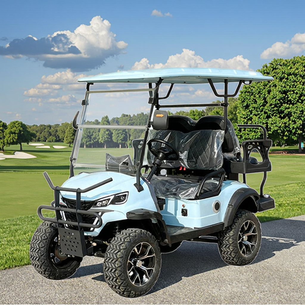 New Commercial Electric Golf Cart Buggy 4-Seater Off-Road All-Terrain 72V 3.5KW Motor 30-50km/h Resort Golf Club Fast Utility