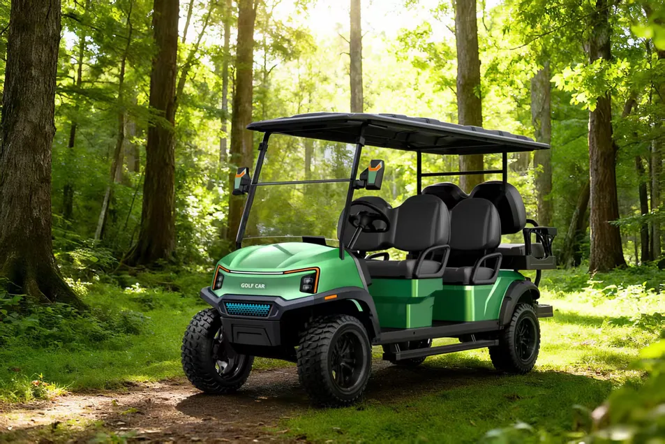 Custom 48V 72V Lithium Battery 5kw Motor 2 / 2+2 / 4 / 4+2 Seater Golf Carts
