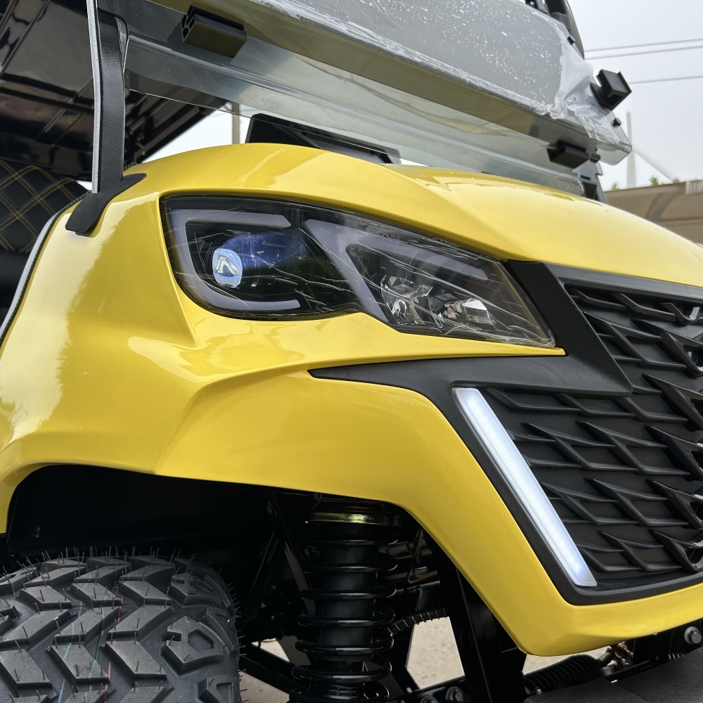Golf Cart Chassis Close-up