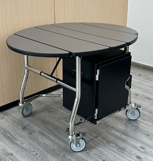 Hotel Room Service Cart with Hot Box
