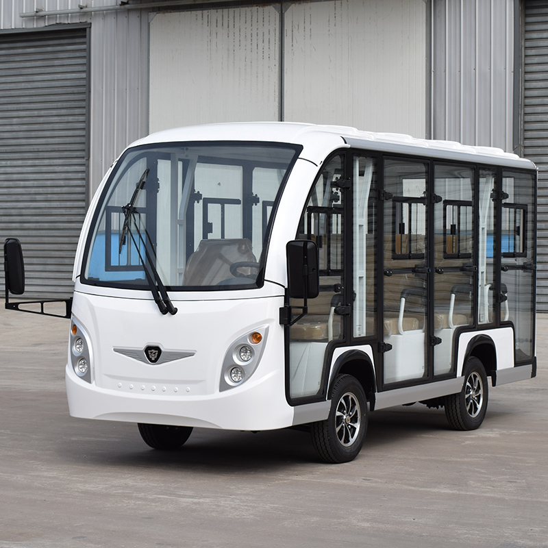 New Energy Sightseeing Car With 11 Seats for Scenic Area Tours Resort Shuttles Special Transportation Custom Golf Carts