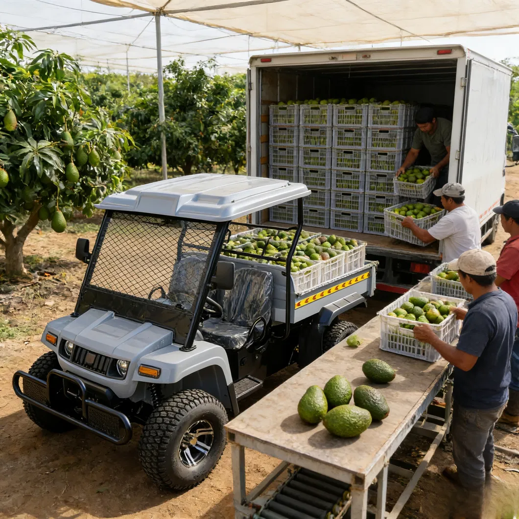 Electric Utility Vehicle High Efficiency Sprayer for American Orchards