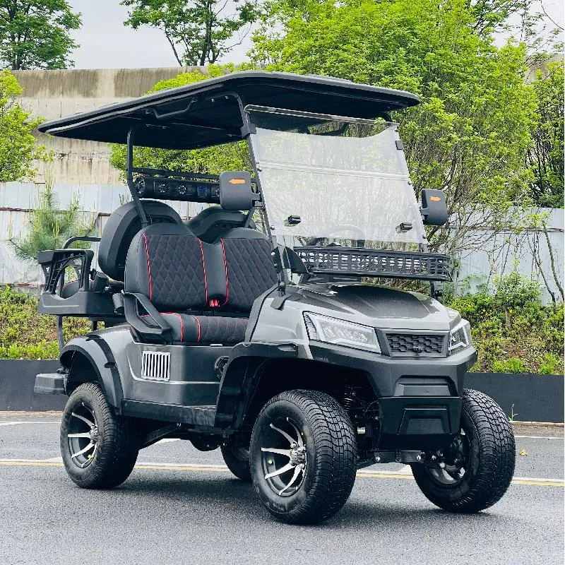Gasoline Powered Road Legal Four Seater Golf Cart