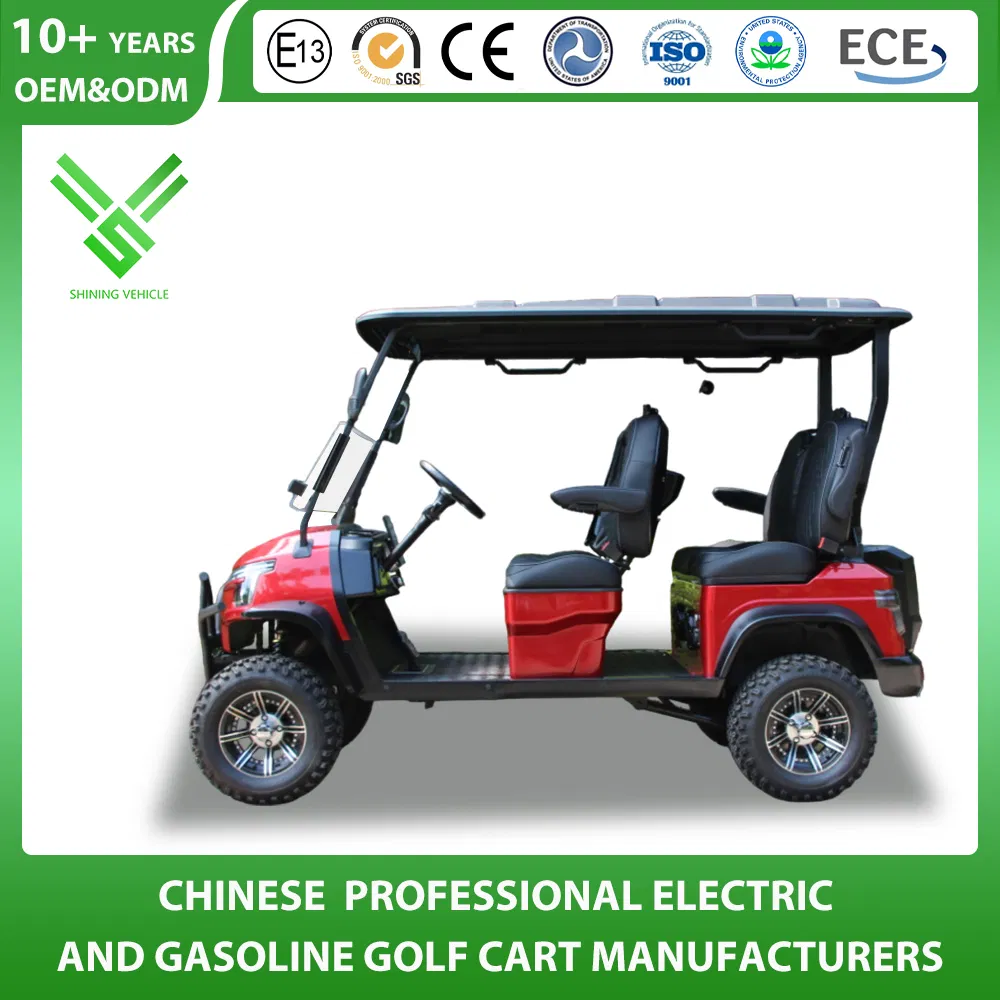 8+2 Seater 8 Passenger Hunting off Road Club Car Street Legal Utility Mini Tourist Solar Panel Trolley Lead Acid Gas Powered Gasoline Petrol Electric Golf Cart
