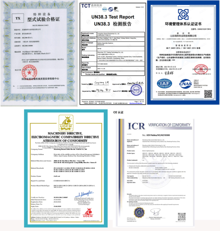 Certifications