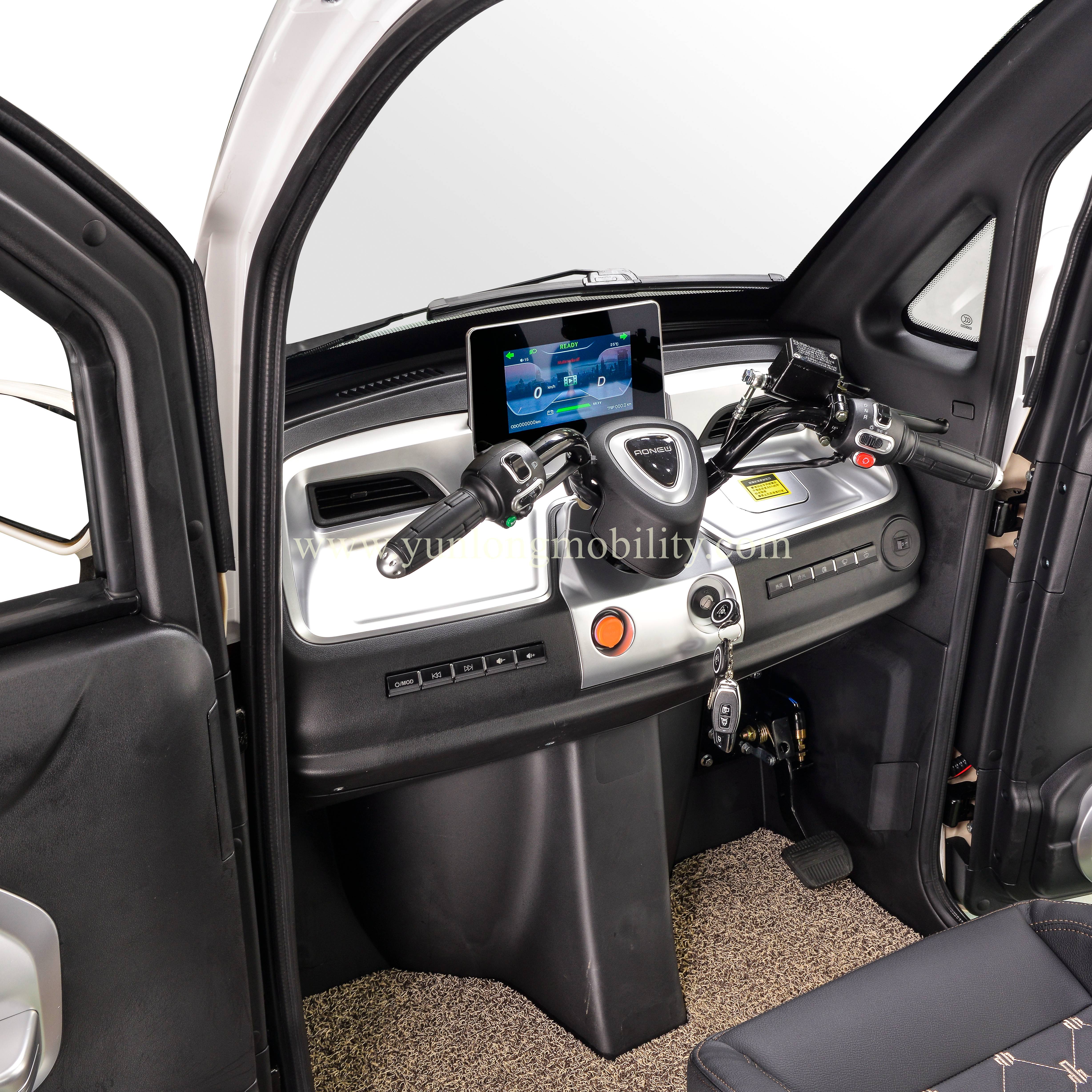 Enclosed Mobility Scooter-L2e EEC COC Certified Mini Electric Cabin Car 3 Wheel For Adults Or Young Man Without Driving License