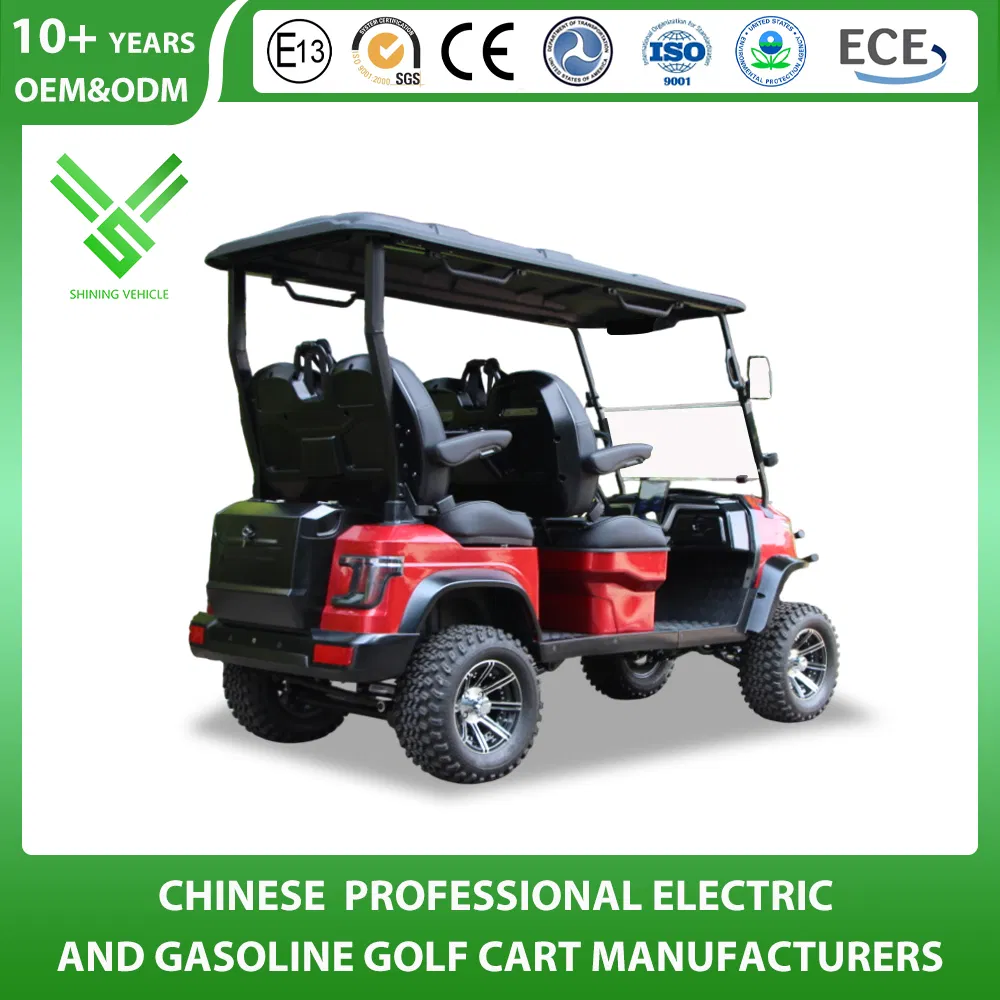 8+2 Seater 8 Passenger Hunting off Road Club Car Street Legal Utility Mini Tourist Solar Panel Trolley Lead Acid Gas Powered Gasoline Petrol Electric Golf Cart