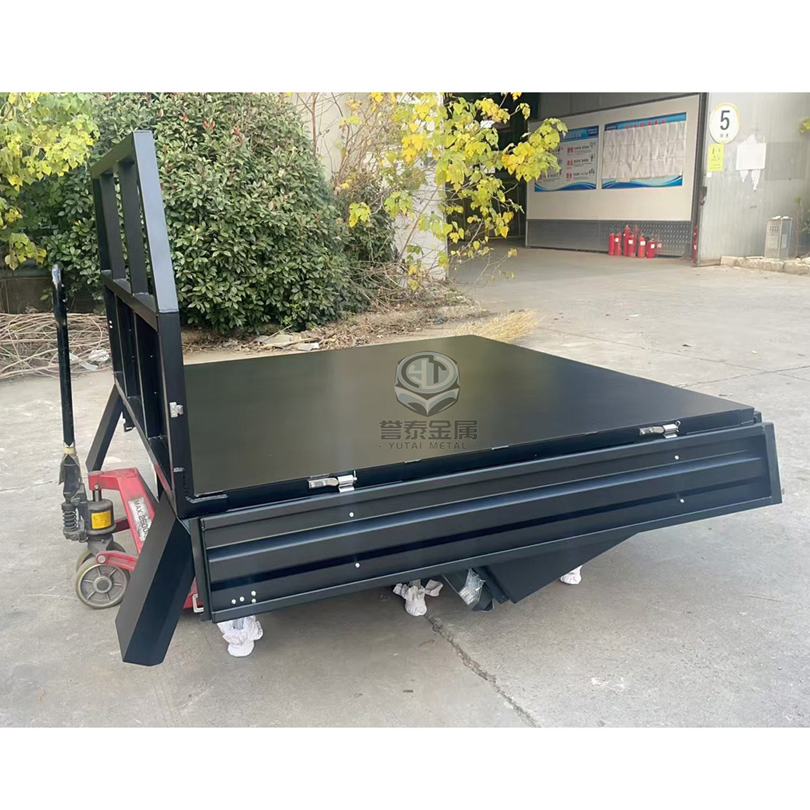Flatbed Mining Aluminum Ute Tray Steel Industrial Cargo Utility Vehicle Tray