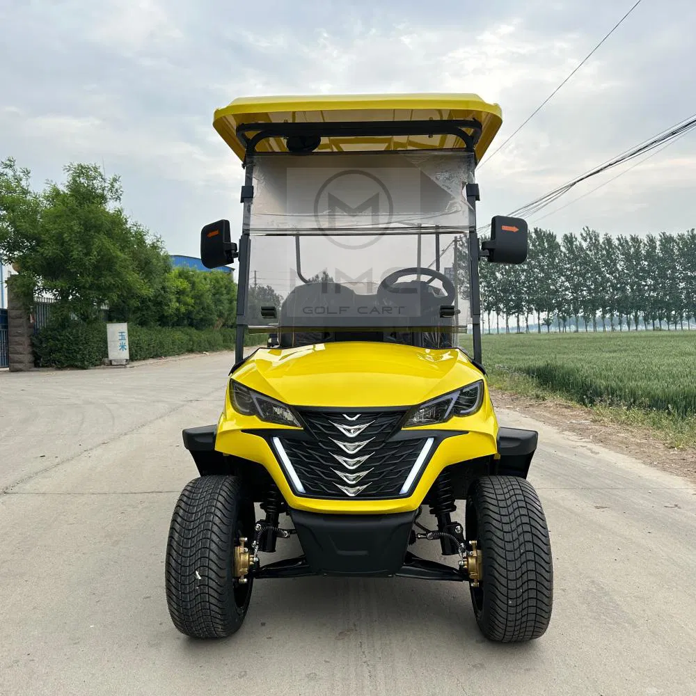 72V Lithium Battery 4 Wheel Golf Carts Solar Panels Powered off Road Electric Golf Cart 4 Seater
