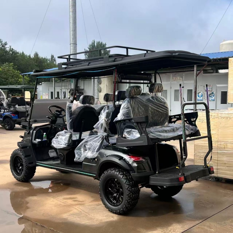 MMC 2026 60V Super Lithium Battery Electric Golf Cart 4x4 Off-Road Hunting Customized 5-6 Seats 25MPH CE/DOT Certified
