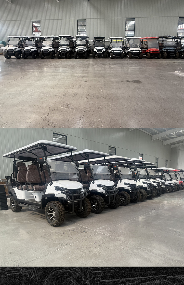 Private Customized Multifunctional Modification 4-seater Electric Off-road Golf Cart Farm Tool Cart 48V60V/72V Battery