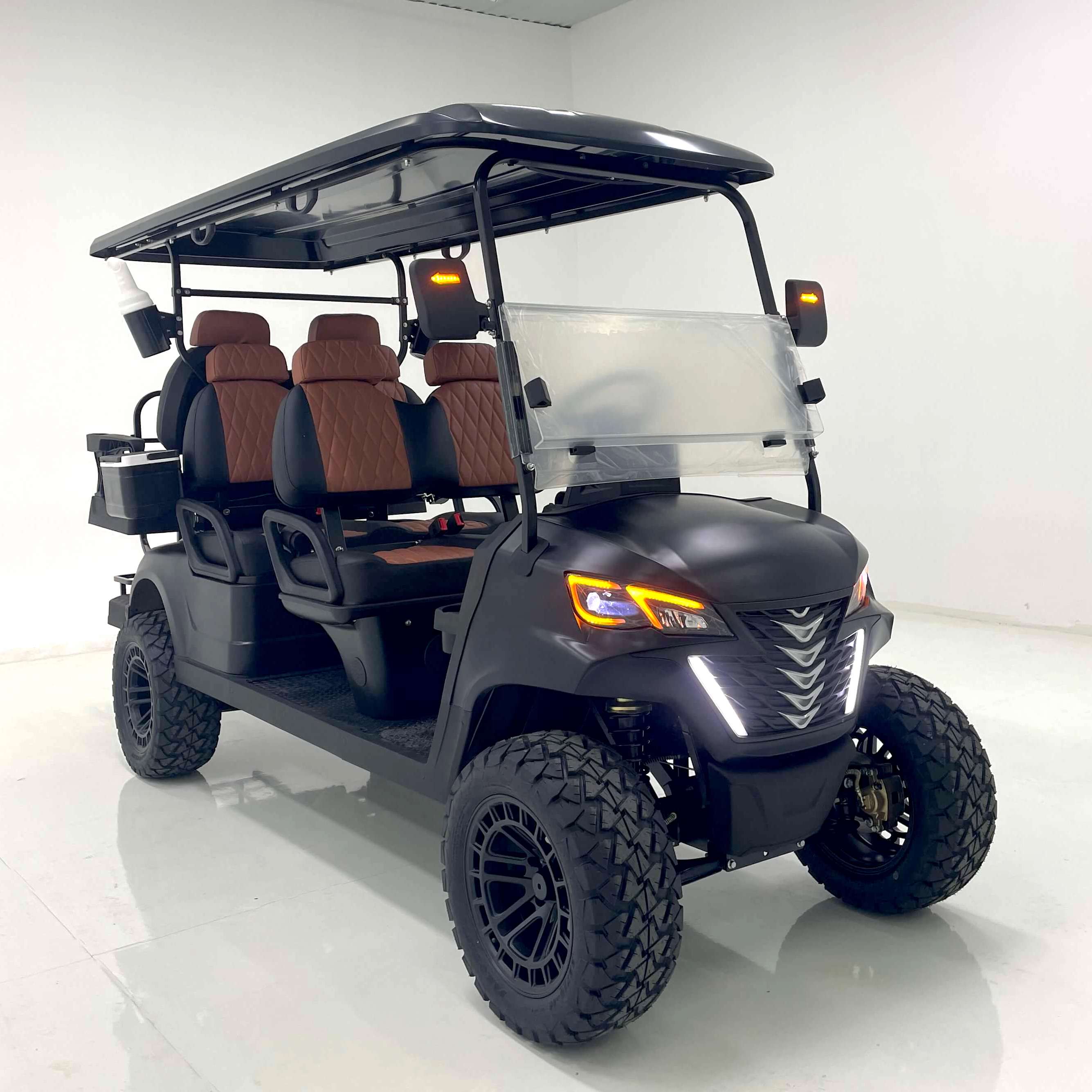 Road Street Legal 4WD 48V/60V/72V Lithium Battery 2 Seater 30-50Km/h 70-90km CE Certified 12 Month Warranty Golf Cart