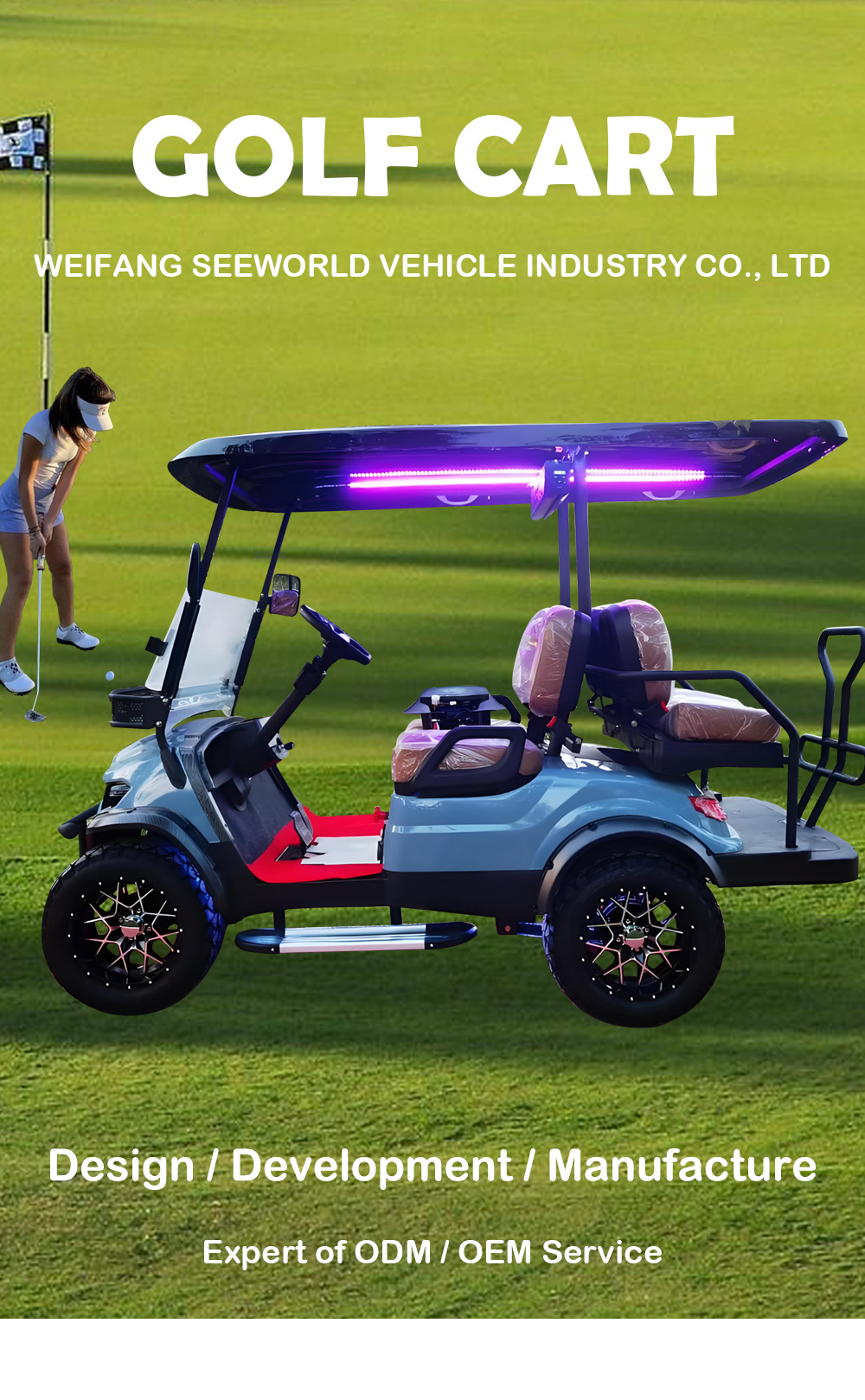 Electric Golf Cart Banner 1