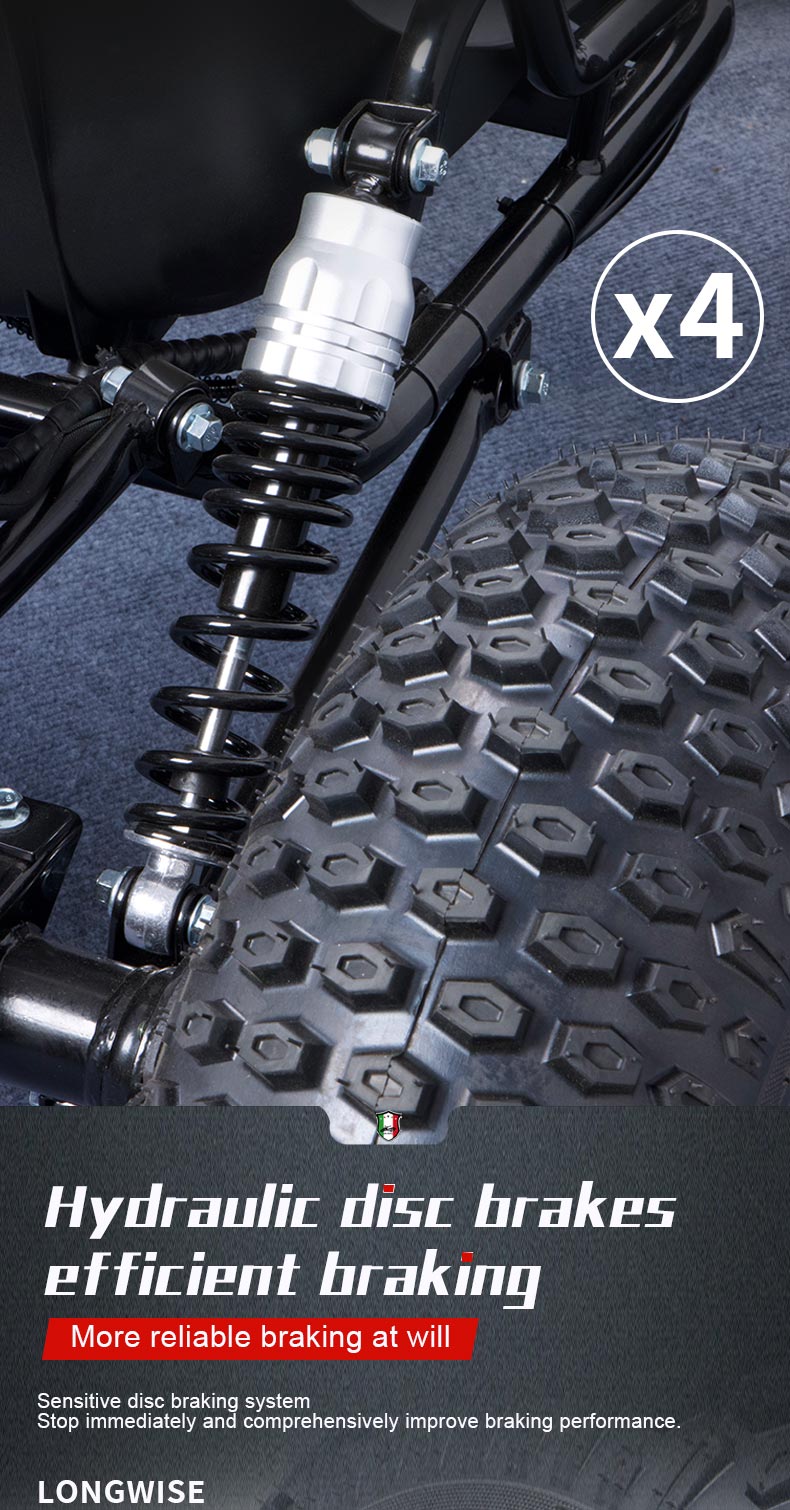 Electric Buggy Kart Safety Brake System