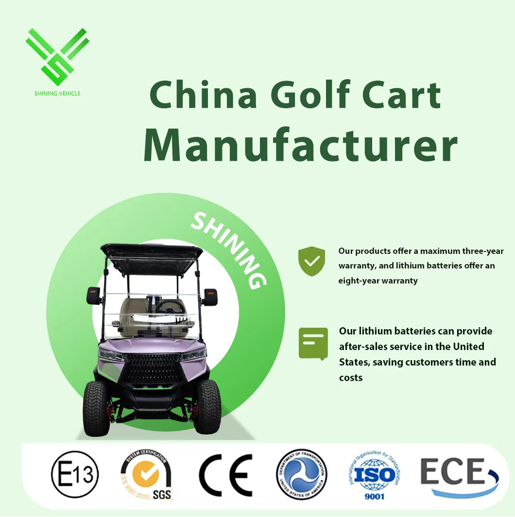 8 Passenger Golf Cart Details