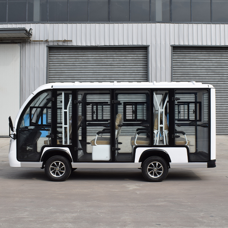 New Energy Sightseeing Car With 11 Seats for Scenic Area Tours Resort Shuttles Special Transportation Custom Golf Carts