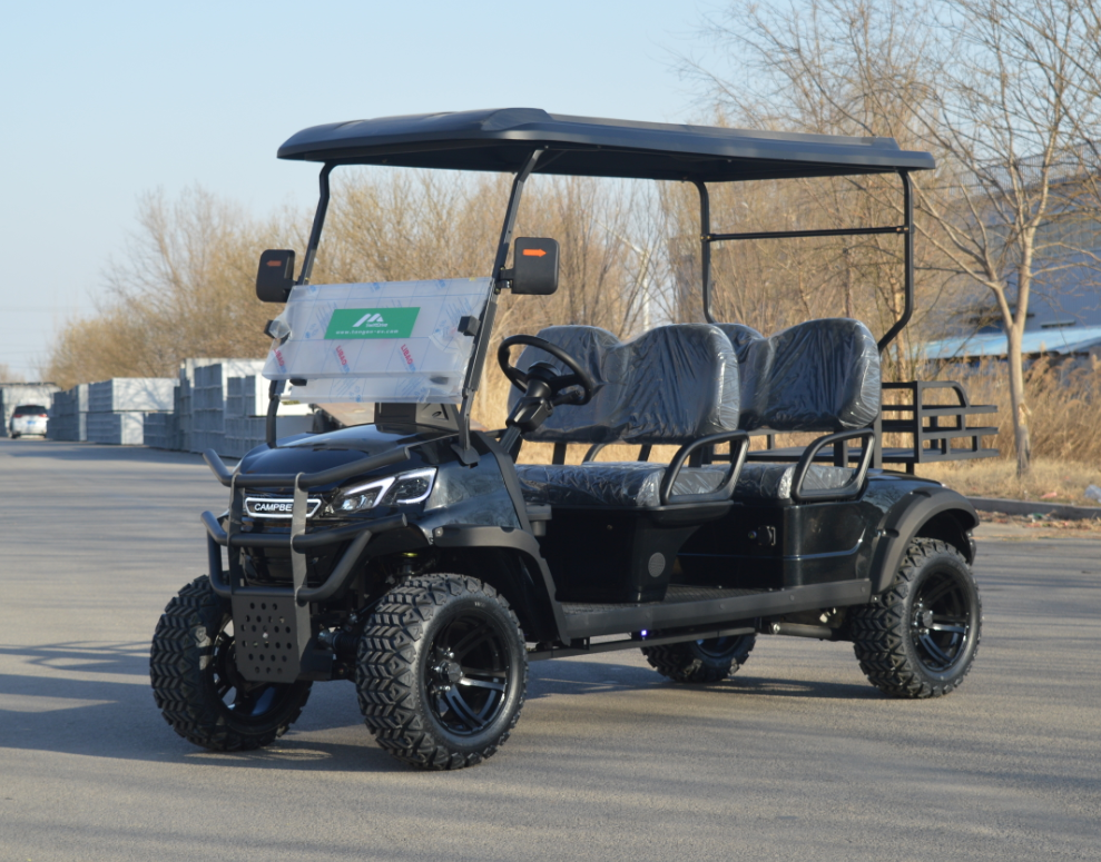 High Performance 60V Lithium Battery Electric 4 Seater Golf Cart with Bluetooth Connectivity for Golf Course and Commercial