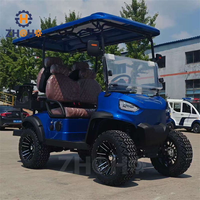 Smart Electric Golf Vehicle, GPS Tracking, Fleet Management, Energy-Saving Tech &amp; Soft Cushioned Seats for Club Use